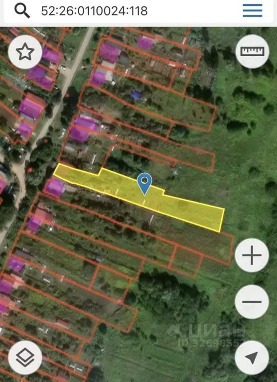 Участок в Нижегородская область, Бор муниципальный округ, д. ... - Фото 1