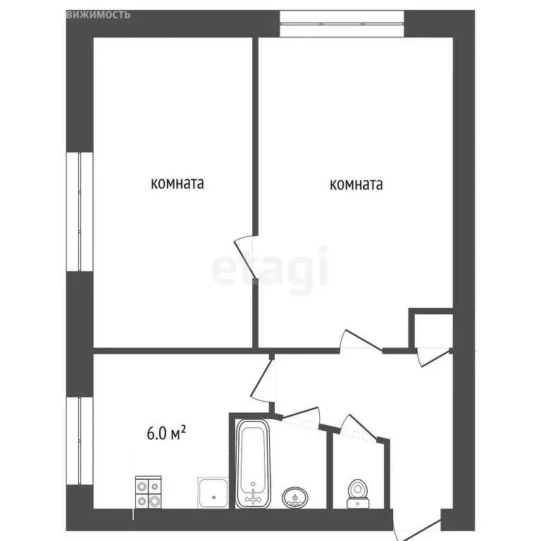2-комнатная квартира: Мичуринск, Полтавская улица, 94 (40.4 м) - Фото 0