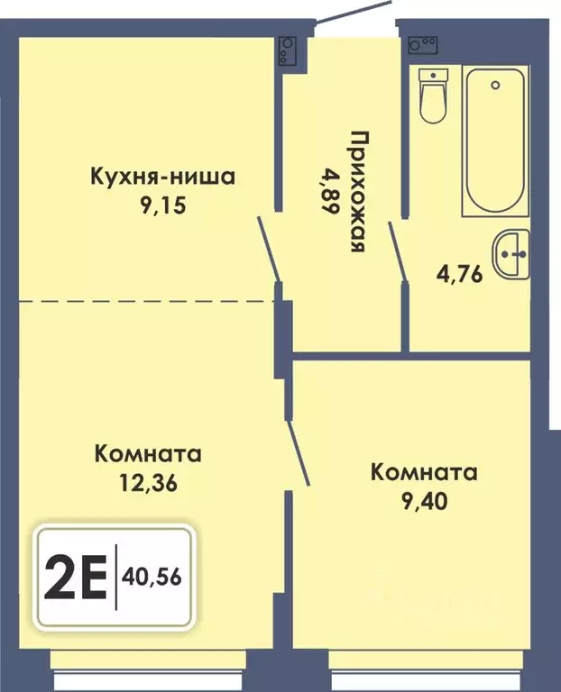 2-к кв. Пермский край, Пермь Камская Долина мкр, Аксиома жилой ... - Фото 0
