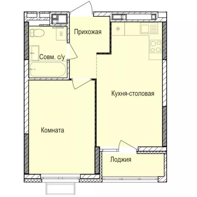 1-к кв. Удмуртия, Ижевск Автопроизводство жилрайон, Норвежский Лес ... - Фото 0