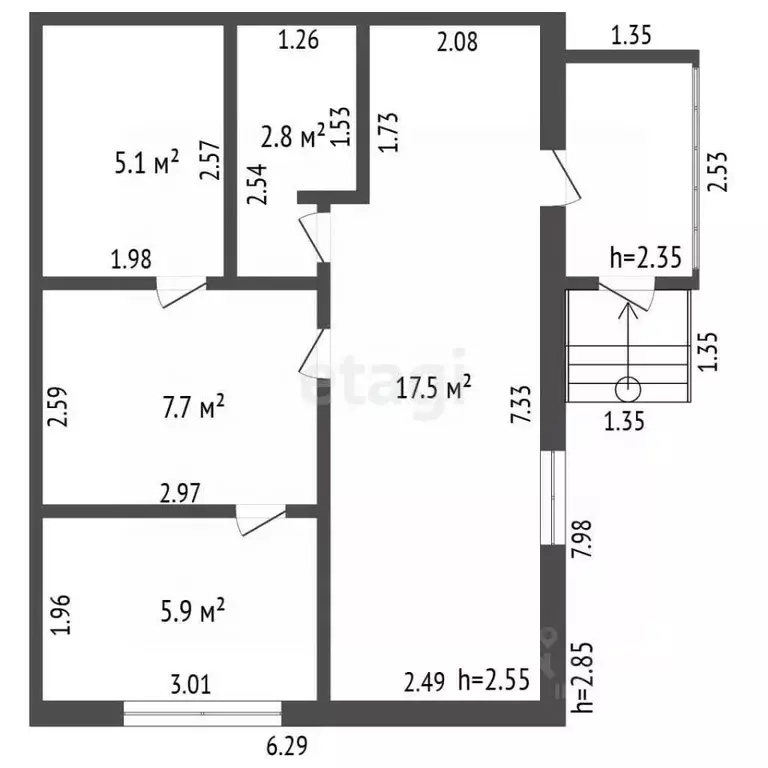 Офис в Башкортостан, Стерлитамак просп. Октября, 61 (39 м) - Фото 1