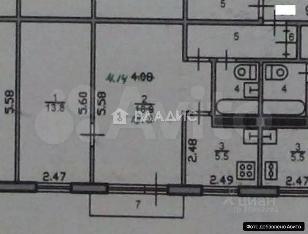 2-к кв. Ярославская область, Рыбинск ул. Ворошилова, 4 (45.8 м) - Фото 2