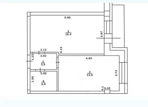 1-к кв. Алтайский край, Бийск ул. Михаила Митрофанова, 2/3 (34.3 м) - Фото 1