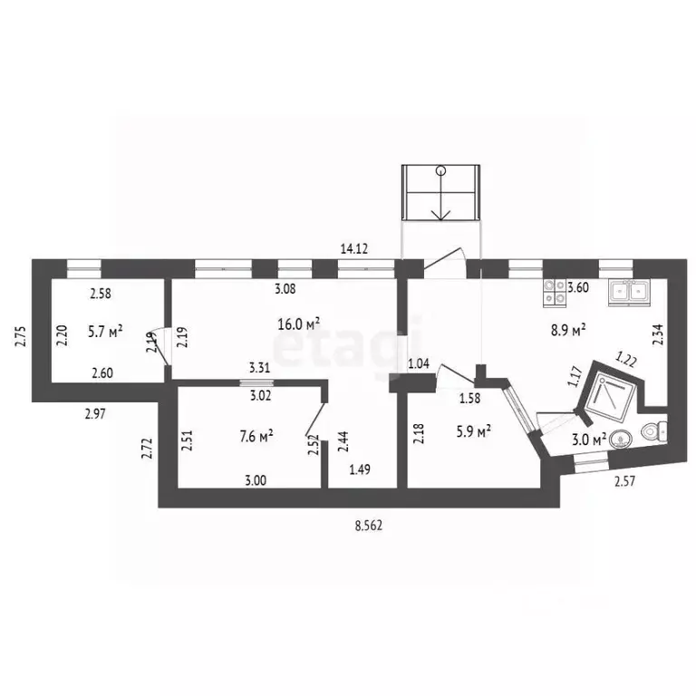 Дом в Севастополь Родничок СТ, 30 (50 м) - Фото 2