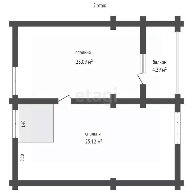 Дом в Вологодская область, с. Первомайское ул. Александровская, 5 (116 ... - Фото 2