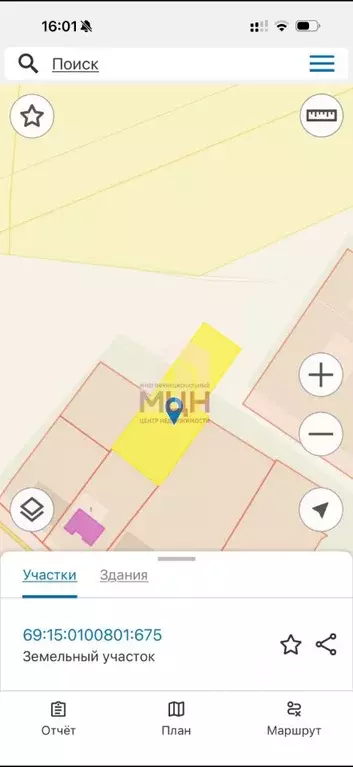 Участок в Тверская область, Конаковский муниципальный округ, д. Сажино ... - Фото 1