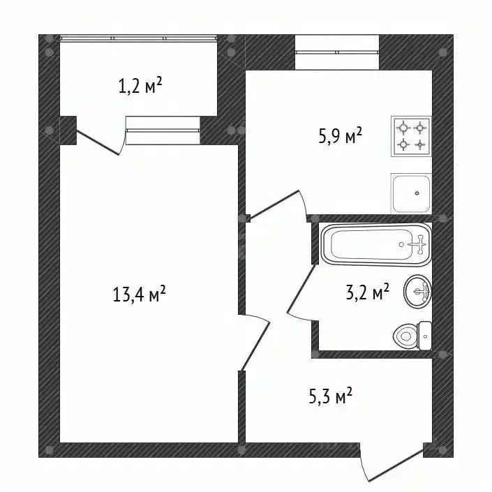1-к кв. Башкортостан, Уфимский район, с. Чесноковка ул. Дачная, 4 ... - Фото 2