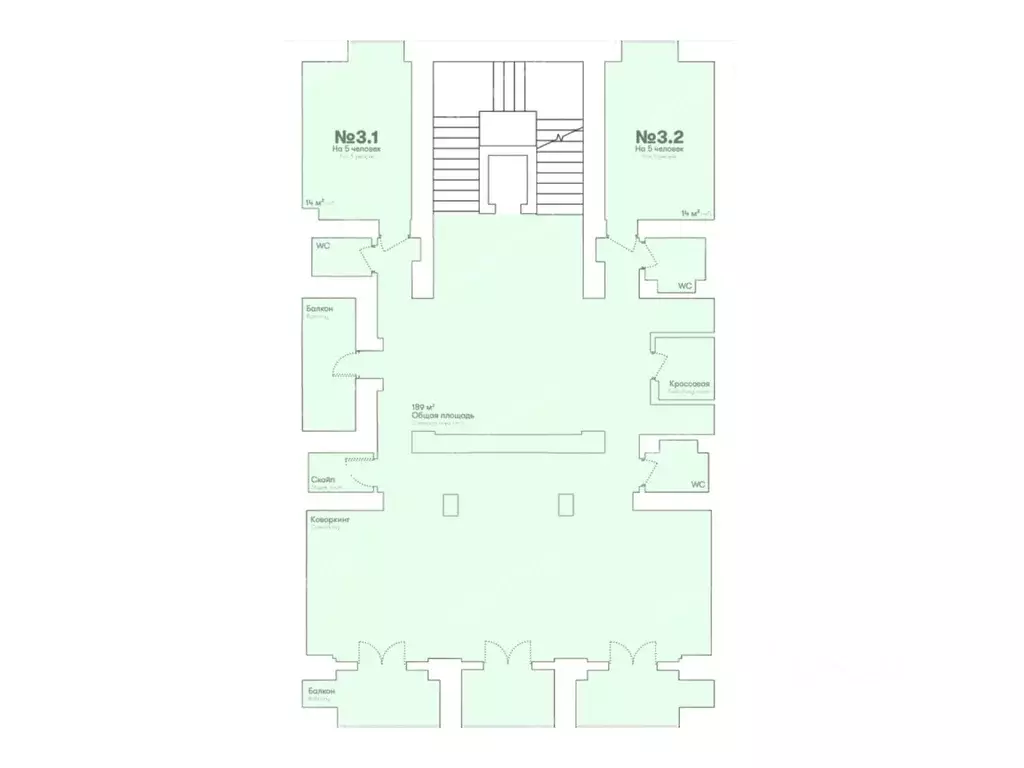 Офис в Москва Сретенский бул., 5 (133 м) - Фото 2