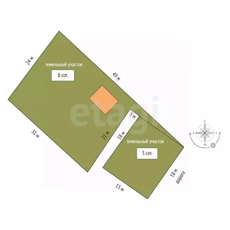 Участок в Краснодарский край, Новороссийск ул. Грибоедова (8.0 сот.) - Фото 1