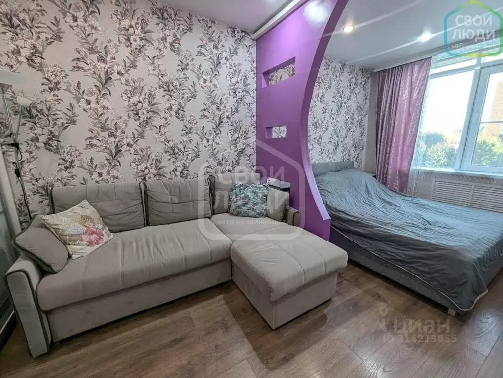 1-к кв. Рязанская область, Рязань ул. Чапаева, 57 (41.0 м) - Фото 0