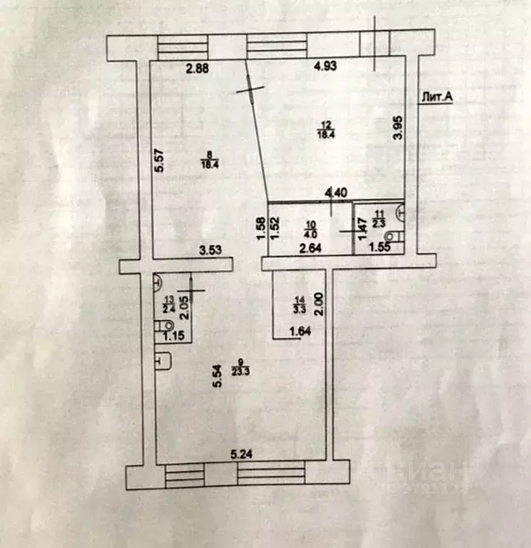 Офис в Татарстан, Зеленодольск ул. Рогачева, 19 (73 м) - Фото 1