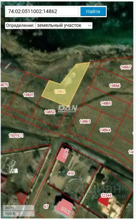 Участок в Челябинская область, Аргаяшский муниципальный округ, Райский ... - Фото 2