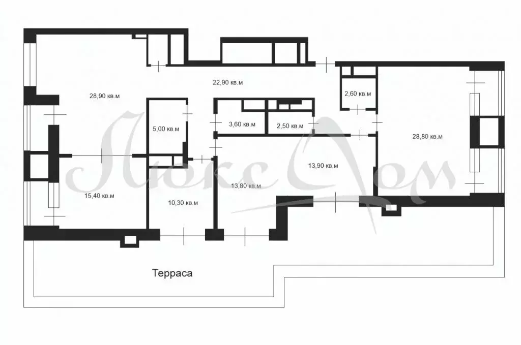 4-комнатная квартира: Москва, Мантулинская улица, 9к1 (153.5 м) - Фото 1