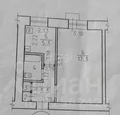 1-к кв. Удмуртия, Ижевск Кооперативная ул., 1 (28.8 м) - Фото 0