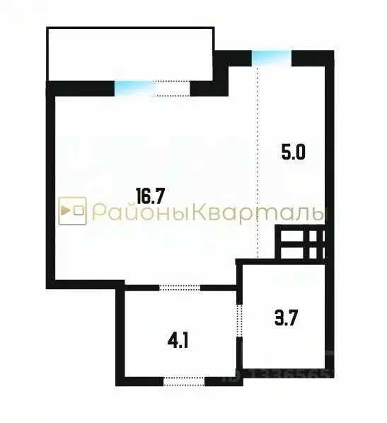 Студия Новосибирская область, Новосибирск ул. Петухова, 162/1 (33.0 м) - Фото 2
