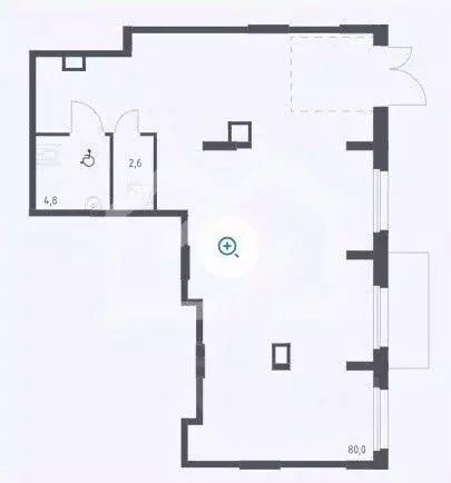 Торговая площадь в Москва ул. Золотошвейная, 2 (87 м) - Фото 2