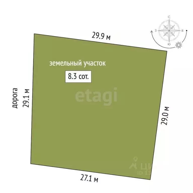 Участок в Ярославская область, Тутаевский муниципальный округ, ... - Фото 2