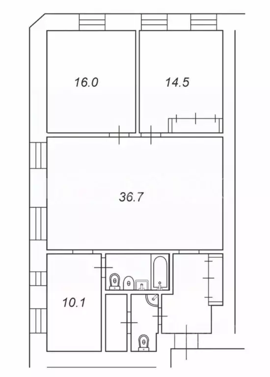 3-к кв. Москва 4-я Тверская-Ямская ул., 24 (94.0 м) - Фото 1