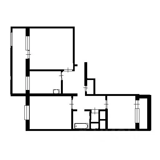 3-к кв. Татарстан, Казань ул. Юлиуса Фучика, 52 (66.6 м) - Фото 1