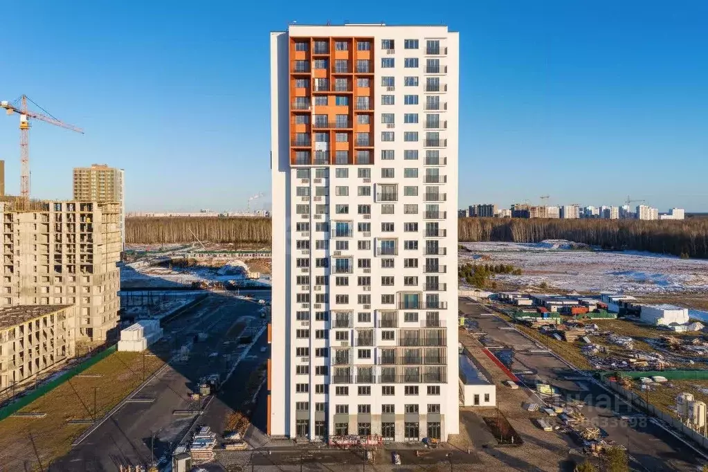 Студия Тюменская область, Тюмень ул. Бориса Прудаева, 7А (31.46 м) - Фото 1