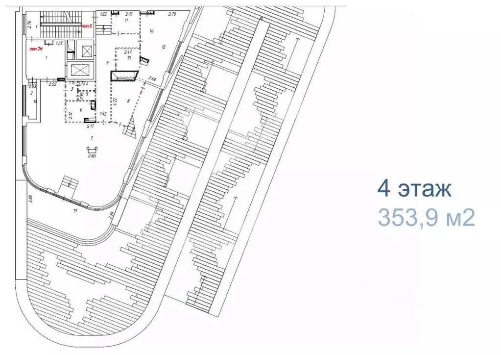 Помещение свободного назначения в Москва ул. Петра Кончаловского, 5 ... - Фото 2