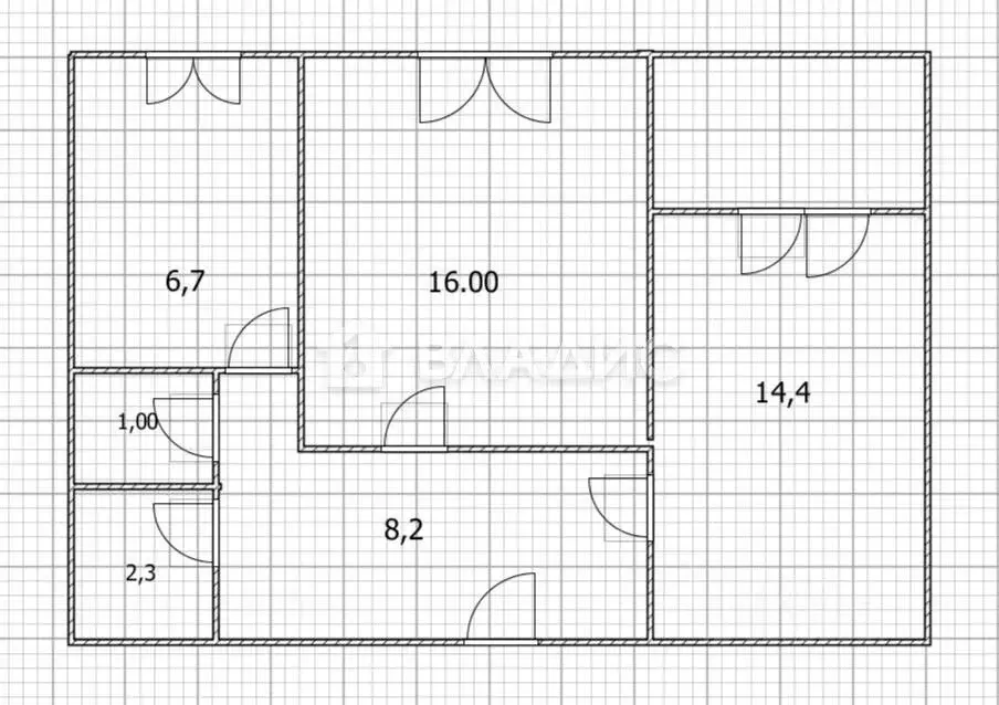 2-к кв. Смоленская область, Смоленск ул. Чернышевского, 5 (49.1 м) - Фото 2