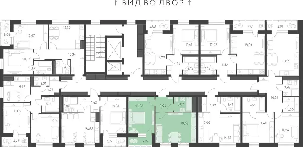 1-комнатная квартира: Екатеринбург, микрорайон Академический, ЖК ... - Фото 1