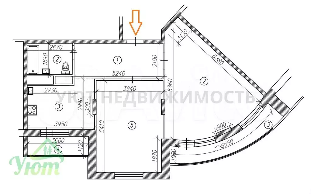 2-к. квартира, 72,2 м, 15/15 эт. - Фото 0
