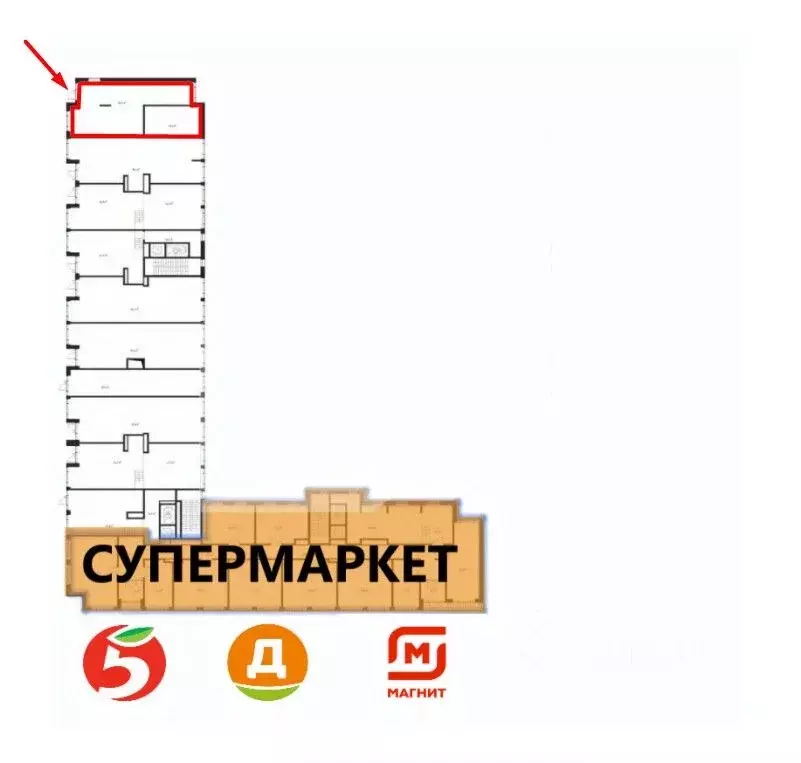 Торговая площадь в Московская область, Химки Клязьма-Старбеево мкр, ... - Фото 2