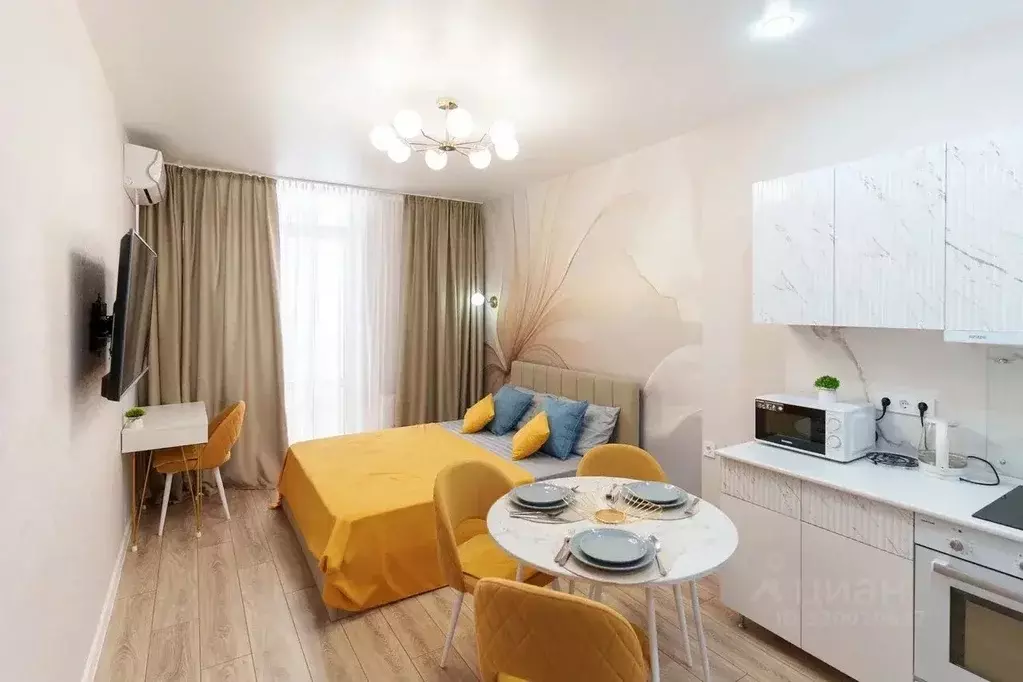 Студия Краснодарский край, Краснодар ул. Ивана Беличенко, 90к2 (30.0 ... - Фото 1