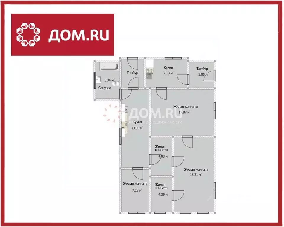Дом в Московская область, Коломна Московская ул., 20 (84 м) - Фото 2