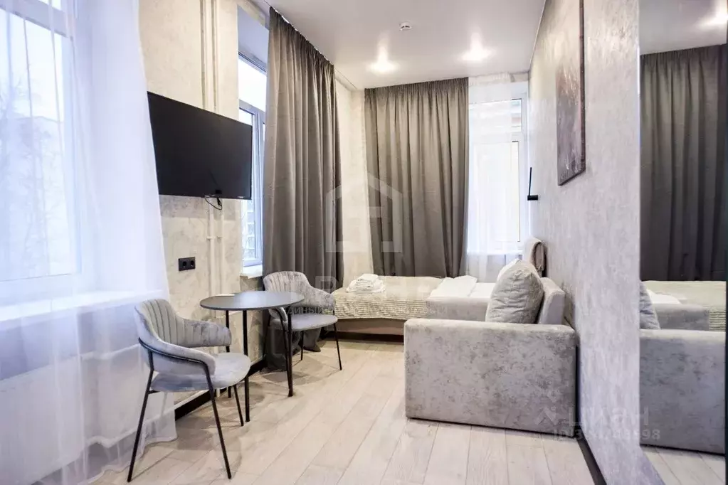 Студия Санкт-Петербург Сердобольская ул., 7 (19.2 м) - Фото 1