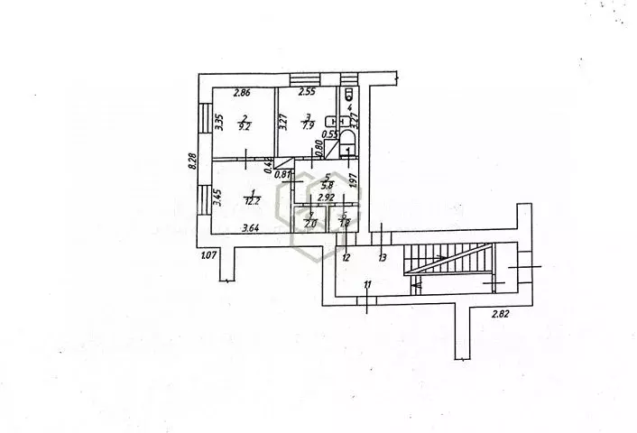 2-к кв. Свердловская область, Полевской ул. Ленина, 42 (41.8 м) - Фото 2