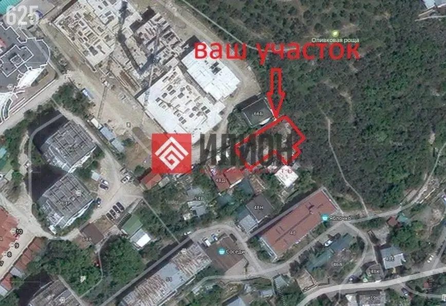 Участок в Крым, Ялта муниципальный округ, Кореиз пгт ул. Южная, 48Д ... - Фото 2