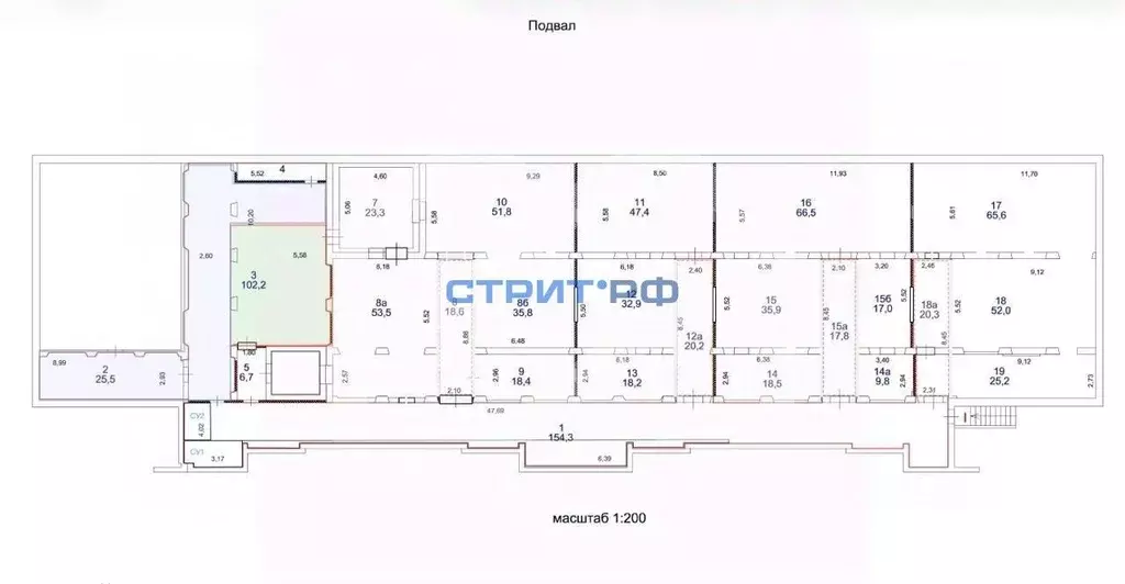 Помещение свободного назначения в Москва Братеевская ул., 16К1 (942 м) - Фото 1