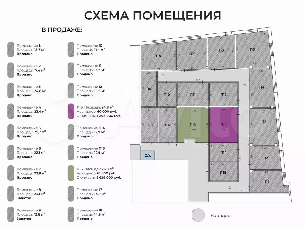 Готовый арендный бизнес габ, окуп. 7 лет. 26.8 м - Фото 0