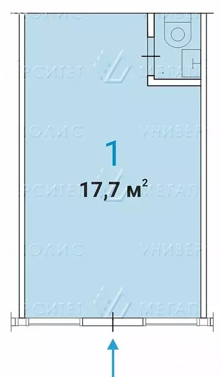 Офис (18 м) - Фото 1