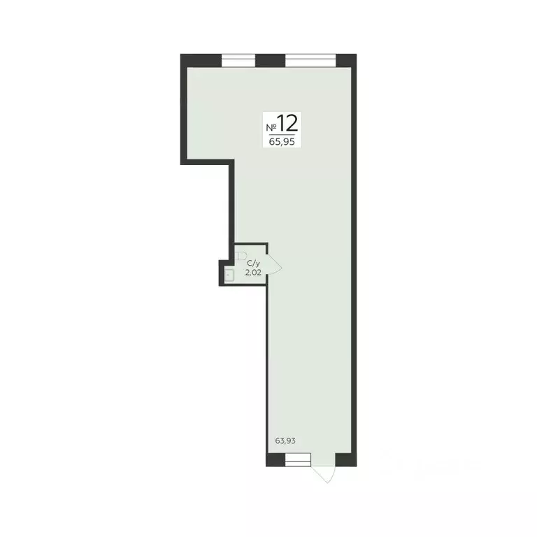 Помещение свободного назначения в Воронежская область, Воронеж ул. ... - Фото 1