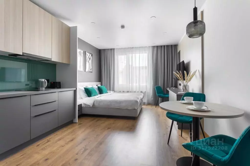 Студия Санкт-Петербург Киевская ул., 5к6 (28.0 м) - Фото 0