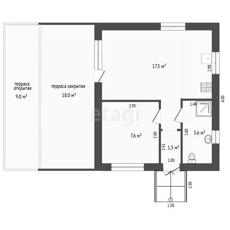 Дом в Тюменская область, Нижнетавдинский муниципальный округ, Фортуна ... - Фото 2