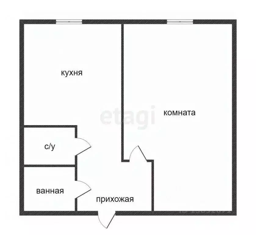 1-к кв. Приморский край, Владивосток Харьковская ул., 10 (36.3 м) - Фото 1