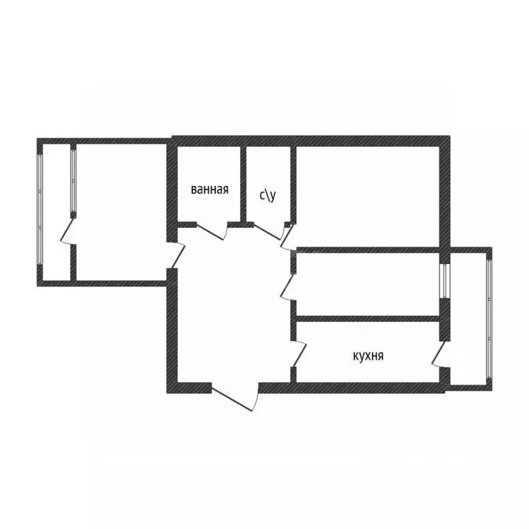 3-к кв. Брянская область, Брянск ул. Красный Маяк, 121 (72.0 м) - Фото 2