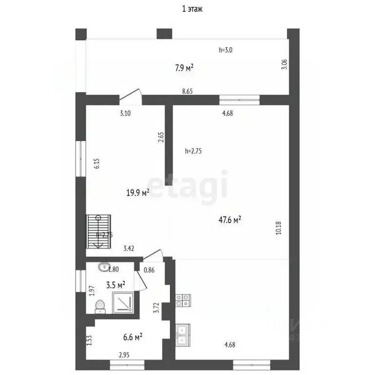 Дом в Крым, Черноморский район, с. Новосельское ул. Сиреневая, 2 (230 ... - Фото 2
