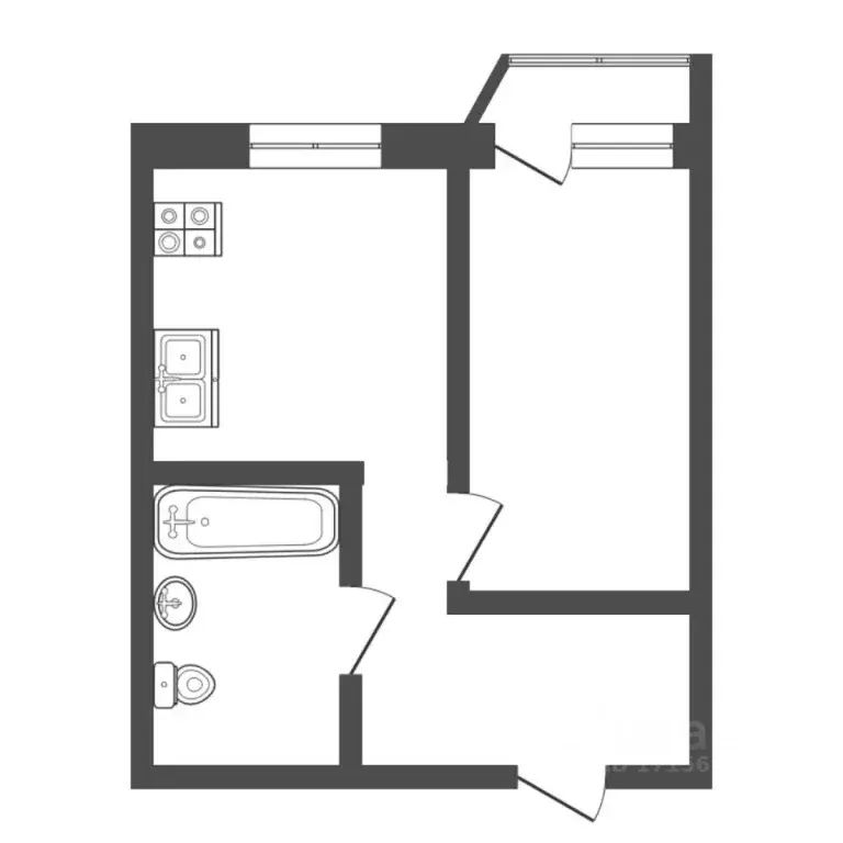 1-к кв. Тюменская область, Тюмень Широтная ул., 125 (43.5 м) - Фото 2