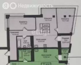 3-комнатная квартира: Пермь, Ленская улица, 30 (73 м) - Фото 1