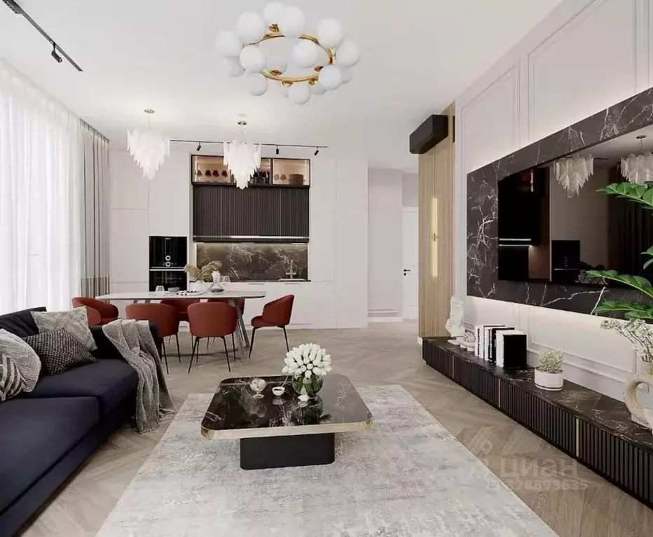 2-к кв. Краснодарский край, Сочи ул. Черноморская, 15/1 (56.0 м) - Фото 1