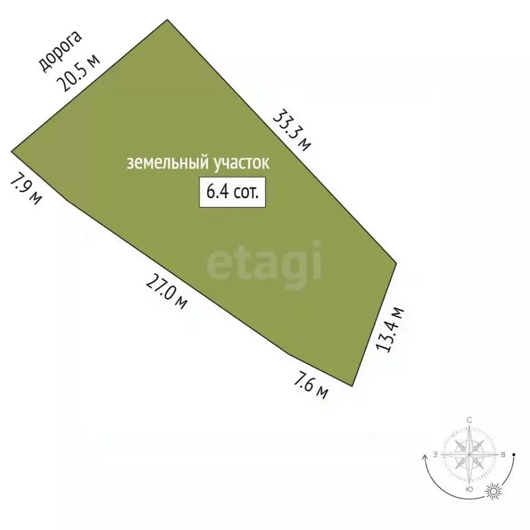 Участок в Тюменская область, Тобольск ул. Чехова (638.0 сот.) - Фото 2