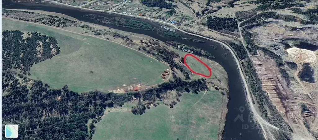 Участок в Свердловская область, Староуткинск пгт  (58.0 сот.) - Фото 1