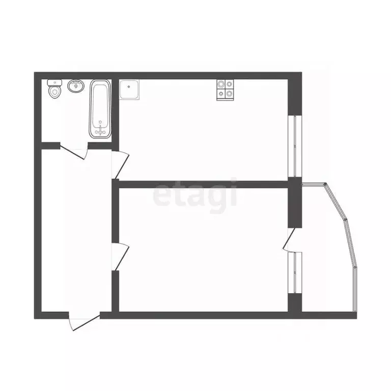 1-к кв. Мордовия, Саранск ул. Маринина, 20 (41.3 м) - Фото 2