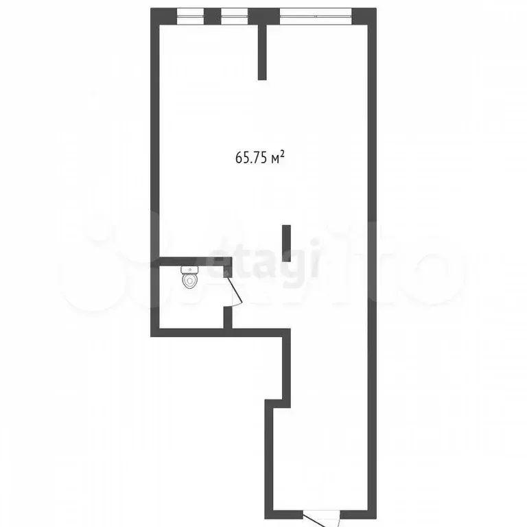 Продам помещение свободного назначения, 65.75 м - Фото 1